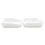 BOITE BURGER EN MELAMINE BLANCHE