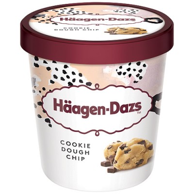 Pot glace Cookie Dough Chip Häagen Dazs 500 ml par 8