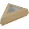 BTE PATIS TRIANGLE CART KRAFT BRUN + FENETRE 17*17*13 X 50U