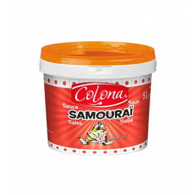 SEAU 5L - SAUCE SAMOURAI (4.7Kg)- AMBIANT - Distram SAS