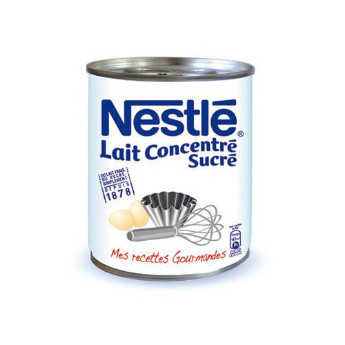 LAIT CONCENTRE SUCRE - 12 X Boite 397Gr - AMBIANT - Distram SAS