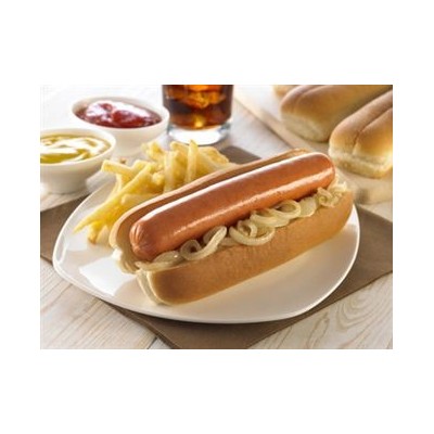 PAIN HOT DOG 85Gr ENV 20.5CM Tranché coté - 8 sachets x 6 U- SURGE