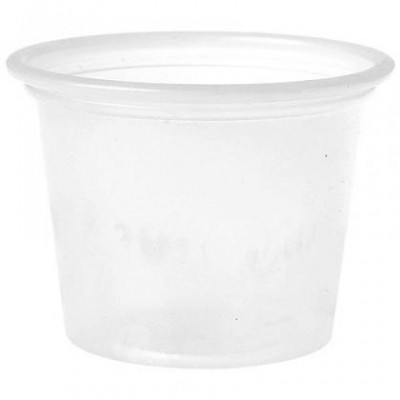 Mini pot plastique 3 cl PS