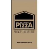 Sac SOS kraft brun Station Pizza