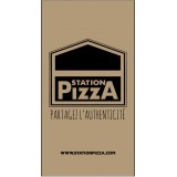 Sac SOS kraft brun Station Pizza