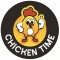 ETIQUETTE RONDE CHICKEN TIME 45 mm x 1000