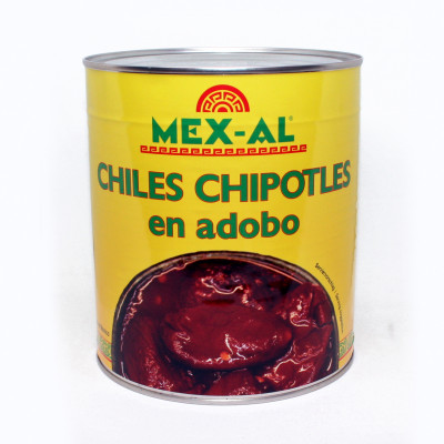 Chili chipotle en adobo boite de 2.8kg (90chili) ambiant