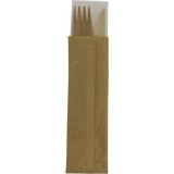 SACHET COUVERT 3/1 BOIS (cout+fourch+serv) BOIS (*250)