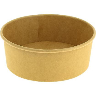 SALADIER ROND CARTON KRAFT BRUN 1000ML *50
