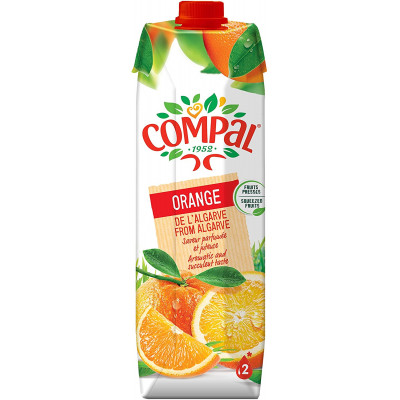 JUS FRUIT ORANGE ALGARVE COMPAL 1 L