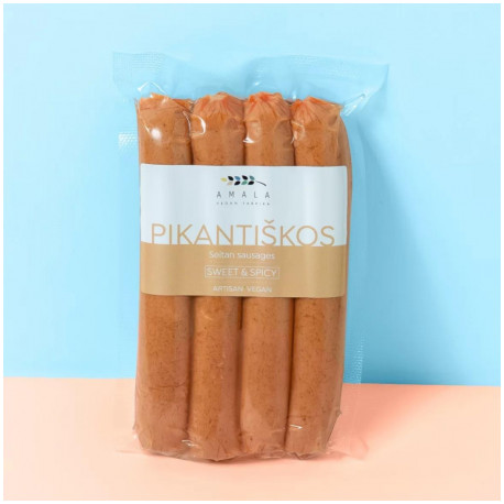 Saucisses de seitan piquantes 230gr - AMALA