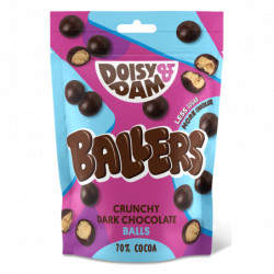 Boules crunch recouvertes de chocolat Ballers grand format - Doisy & Dam