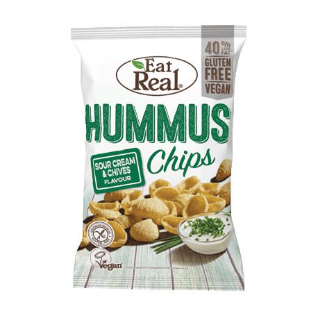 Chips Hummus crème fraîche & ciboulette - Eat Real