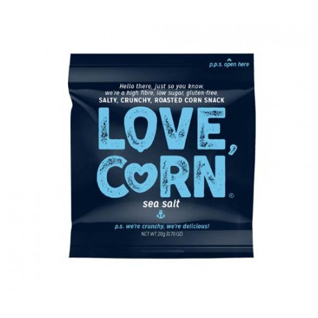 Maïs grillé premium au sel de mer 20gr - Love Corn