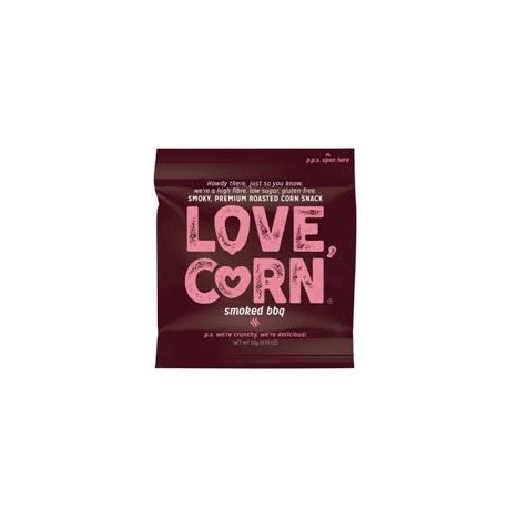 Maïs grillé premium fumé BBQ 20gr - Love Corn