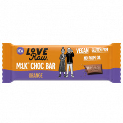 ORANGE M:LK® CHOC BAR - LoveRaw