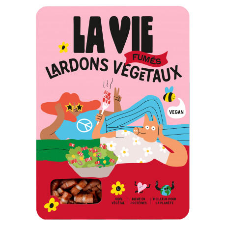 Lardons végétaux goût fumé - Lavie