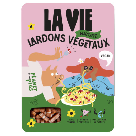 Lardons végétaux goût nature - Lavie