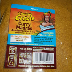 Curry moulu 100g
