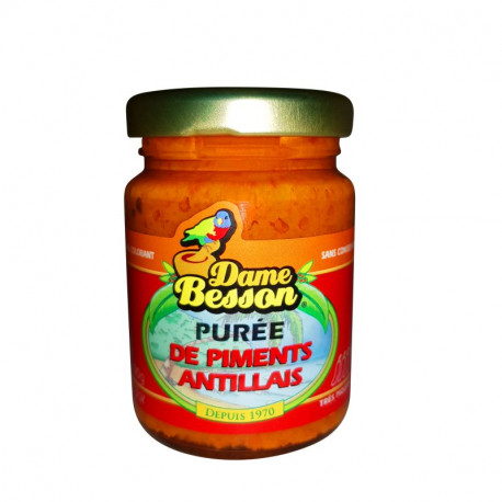 Purée de Piment Antillais 90g - Dame Besson