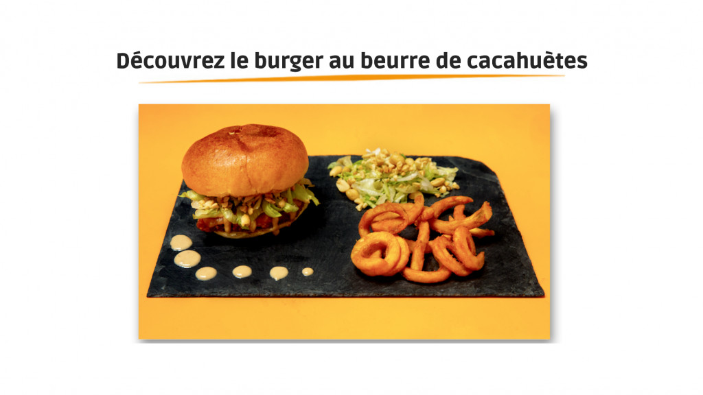 Découvrez la recette du burger au beurre de cacahuètes